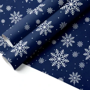 Christmas Wrapping Paper - Christmas Snowflakes - 70 × 200 cm carton (60 rolls)