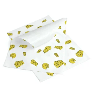 Wrapping paper with Cheese Specialties print - 25 × 35 cm box 12.5 kg