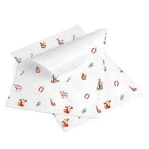 Bleached butcher paper - 25 × 35 cm, 12.5 kg carton