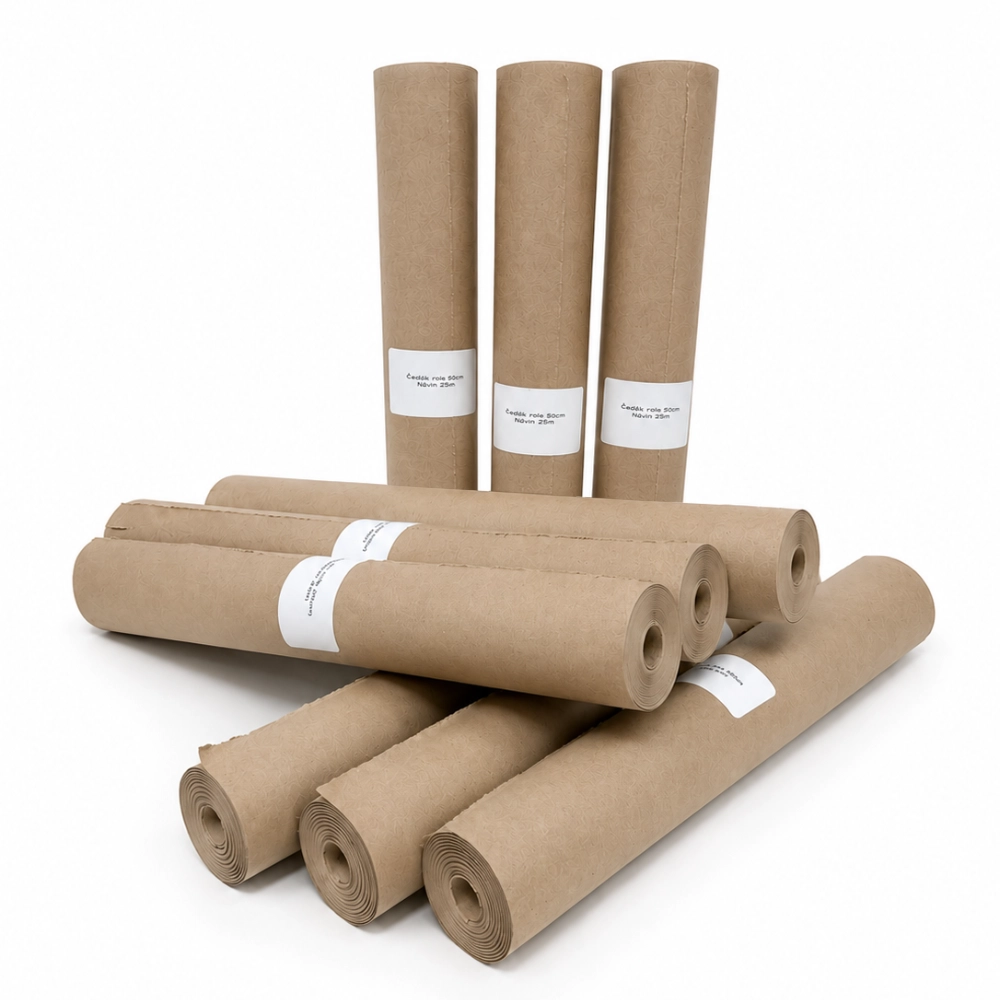 Grey wrapping paper roll – 50 cm 25 m